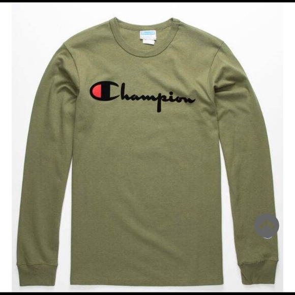 Champion green long sleeve - Picture 1 of 1